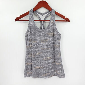 Lululemon Cool Racerback Tank Womens XXS Frozen Vista Alpine Top Nulu